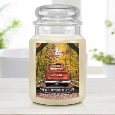 Personalized Vintage Truck Candle - COUNTRY SUGAR - Lazerworx