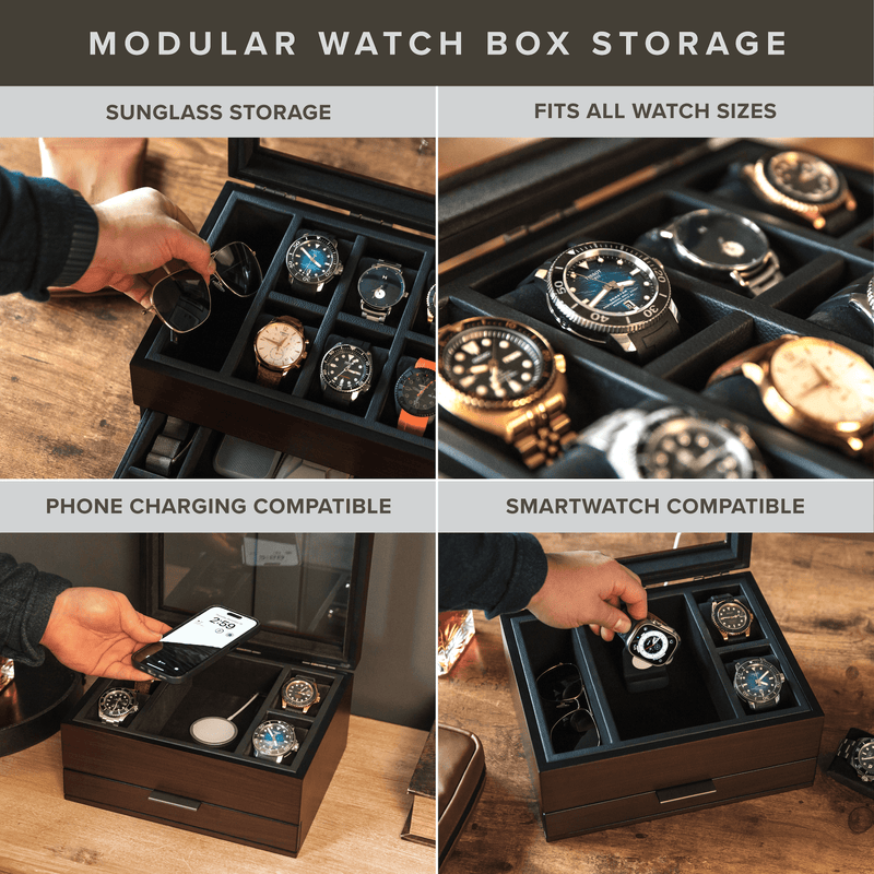 Mill Modular Watch Box - 8 Slot -