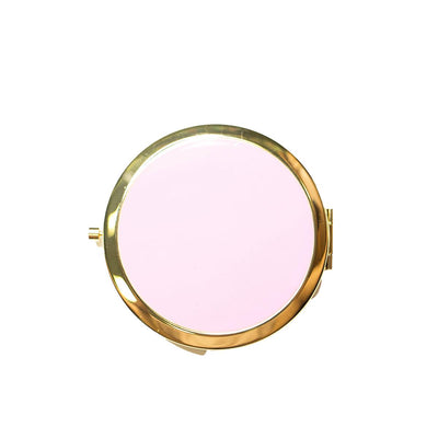Personalized Compact Mirrors - Pink - Completeful