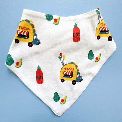 Baby Kerchief Bib- Taco Truck -