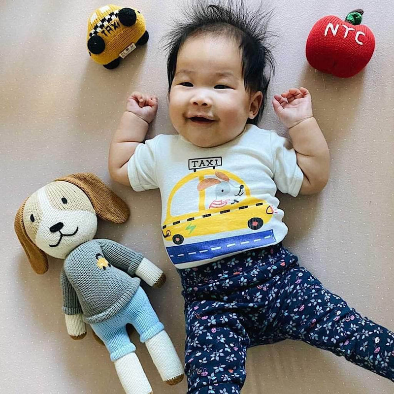 Organic Baby One-Piece - Taxi -