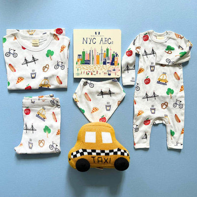 City Dreams: NYC-Inspired Sibling Pajama Duo -