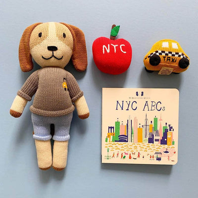 Baby Gift Set-NYC ABCs Book, Rattles and Doll -
