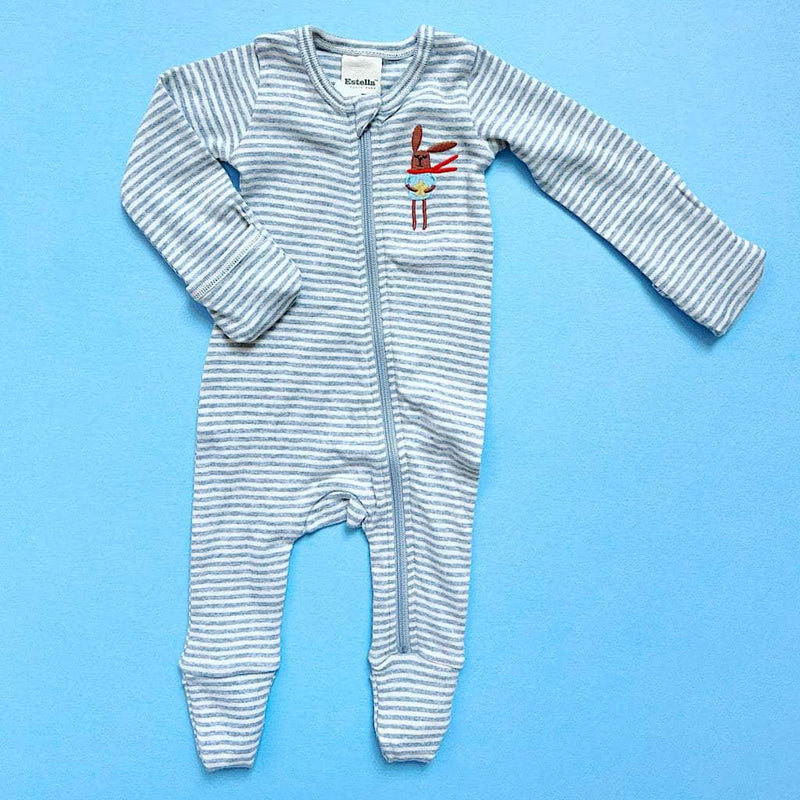 Bunny Gift Set with Jumpsuit Zipper -