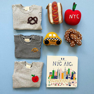 NYC Organic Baby Gift Set-Embroidery -