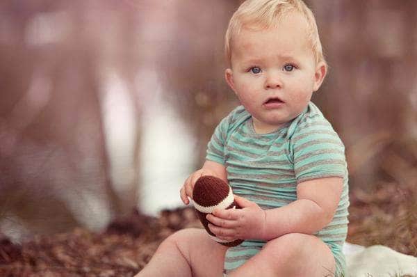Organic Baby Gift Set - Handmade Newborn Rattles | Football & Baseball -