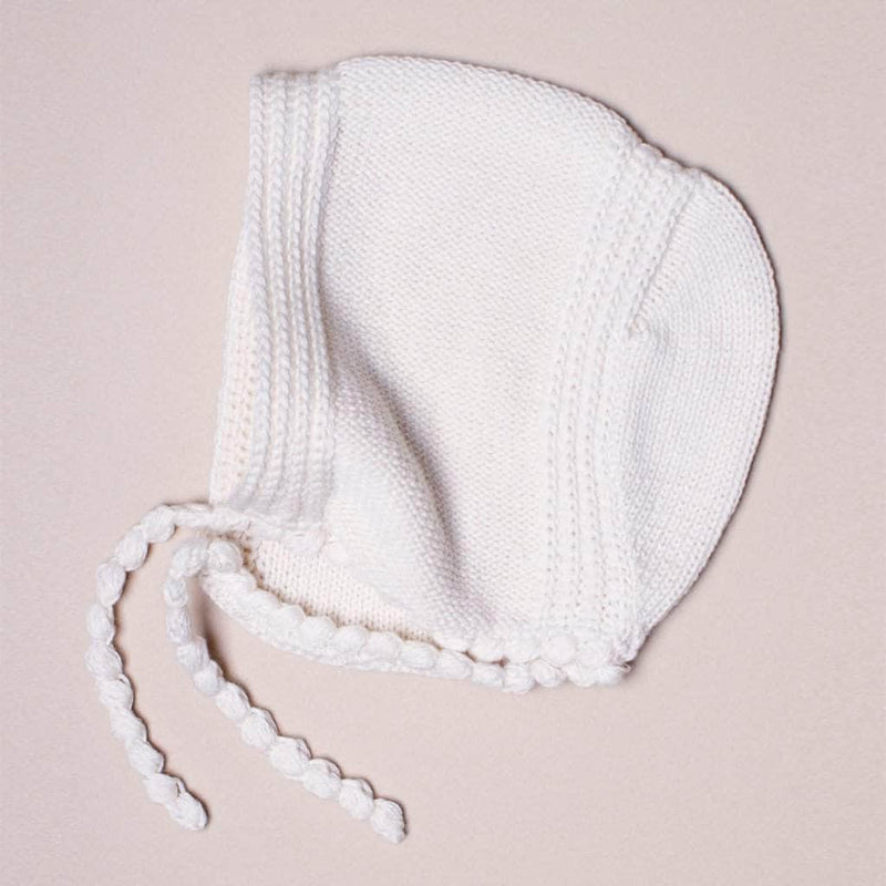 Organic Baby Gift Set - Handmade Newborn Romper, Bonnet & Rattle Toy | Cactus -
