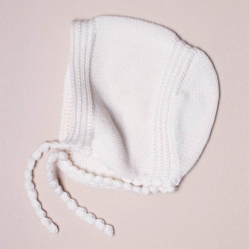 Organic Cotton Baby Gift Set - Elephant Baby Rattle, Organic Baby Romper & Bonnet Hat -  - Estella