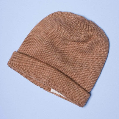 Organic Baby Hats, Handmade in Solid Colors - 0-3 M / Brown - Estella