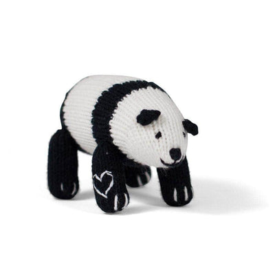 Organic Baby Toys - Newborn Rattles | Panda -  - Estella
