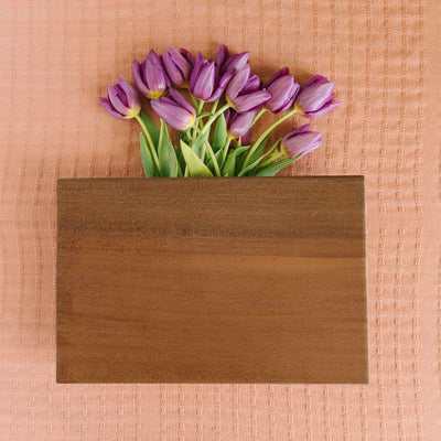 Personalized Mahogany Cutting Boards for Mom - 10x15 - Qualtry