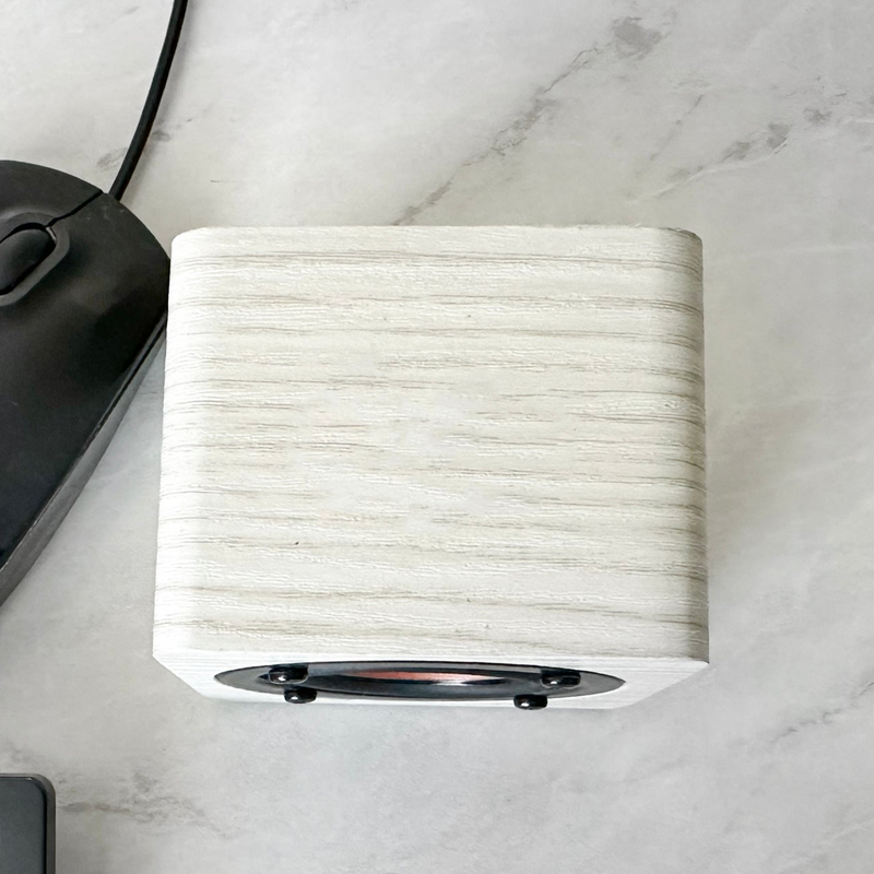 Personalized Wood Bluetooth Speakers - White