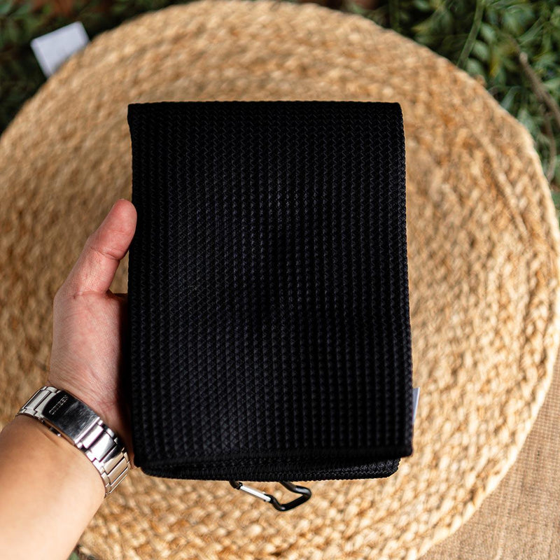 Personalized Golf Towels - Black