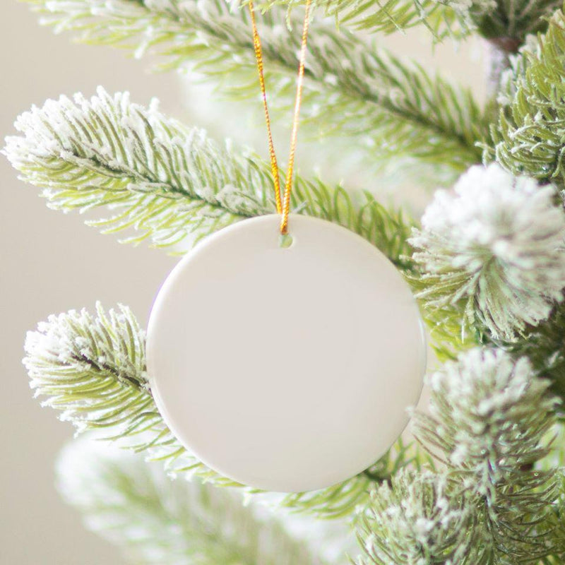 Personalized Girl Dog Christmas Ornaments -
