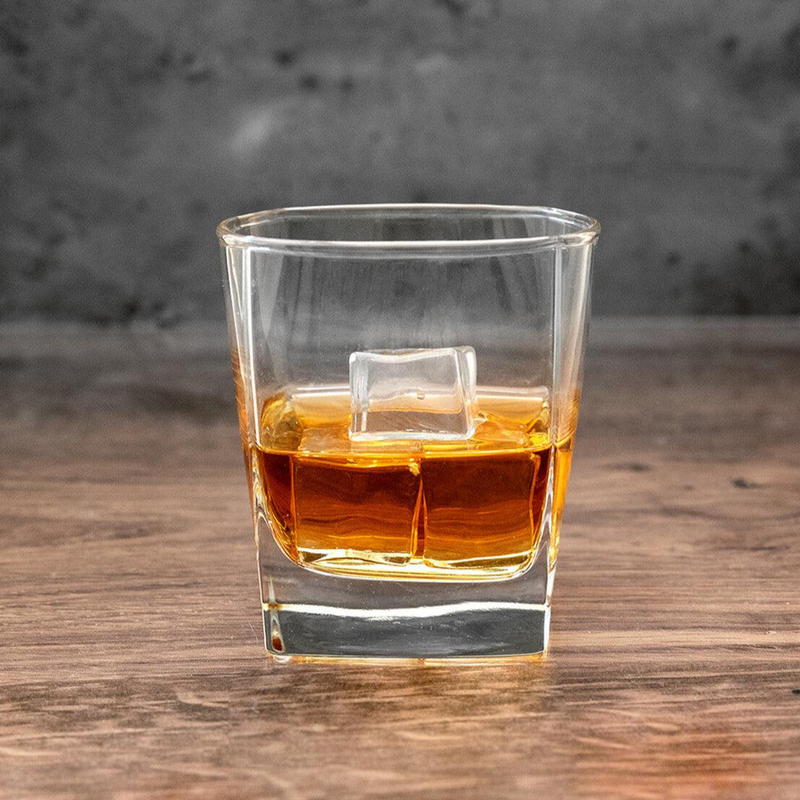 Personalized Hunting Square Rocks Glass -