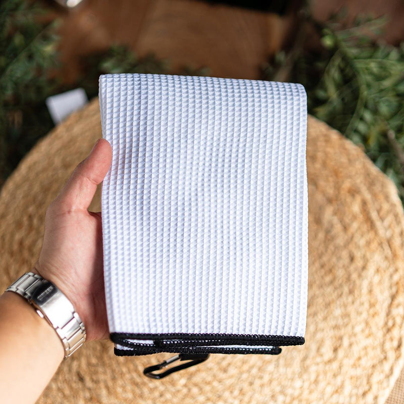Personalized Golf Towels - White