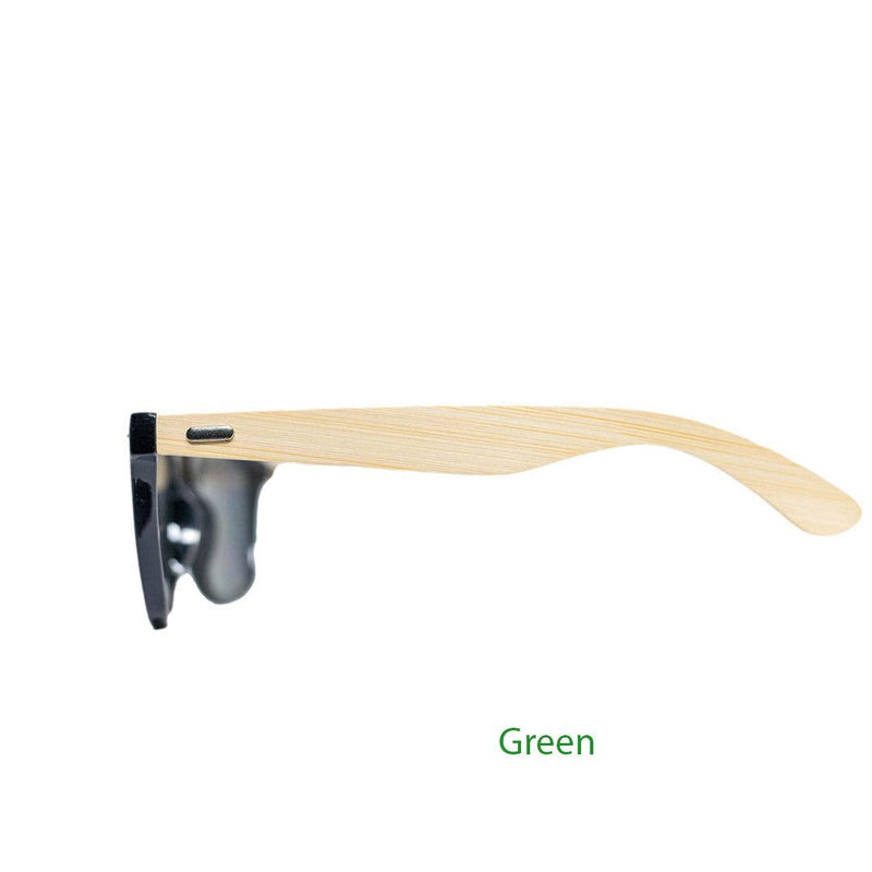 Personalized Wood Sunglasses - Green - Completeful