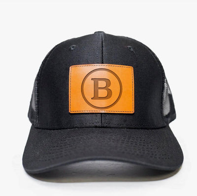 Personalized Black Trucker Hat -  - Completeful