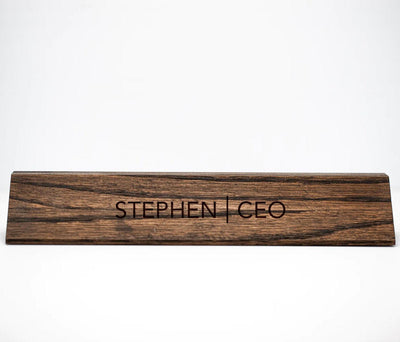 Personalized Desk Name Plate -