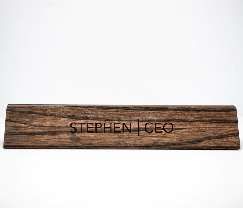 Personalized Desk Name Plate -