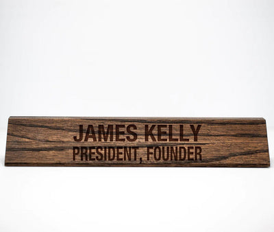 Personalized Desk Name Plate -
