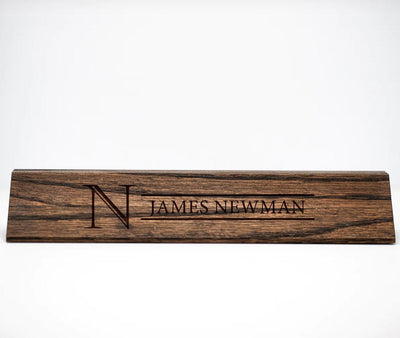 Personalized Desk Name Plate -