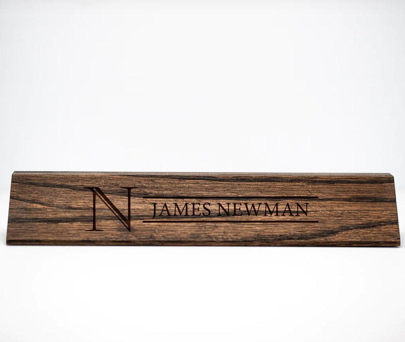 Personalized Desk Name Plate -