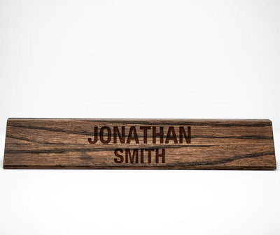 Personalized Desk Name Plate -
