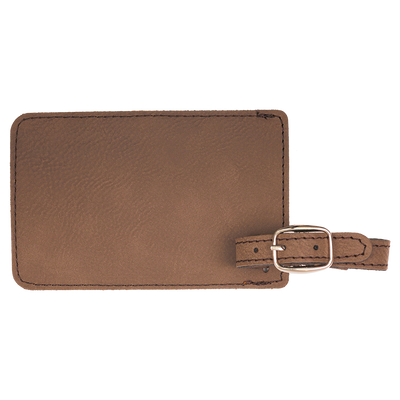 Personalized Luggage Name Tags - Dark Brown