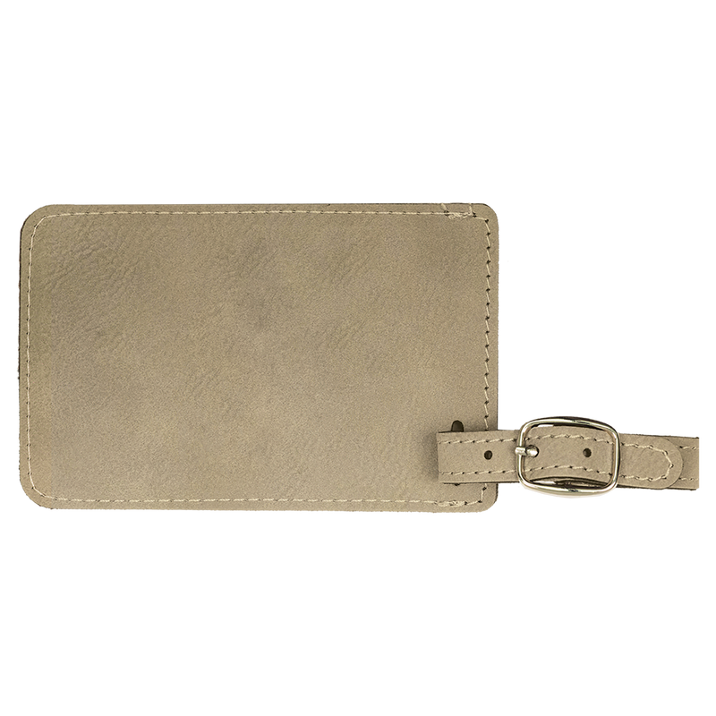 Personalized Luggage Name Tags - Tan