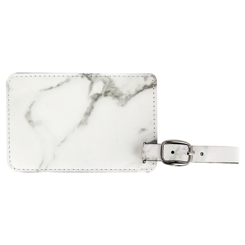 Personalized Luggage Name Tags - Marble