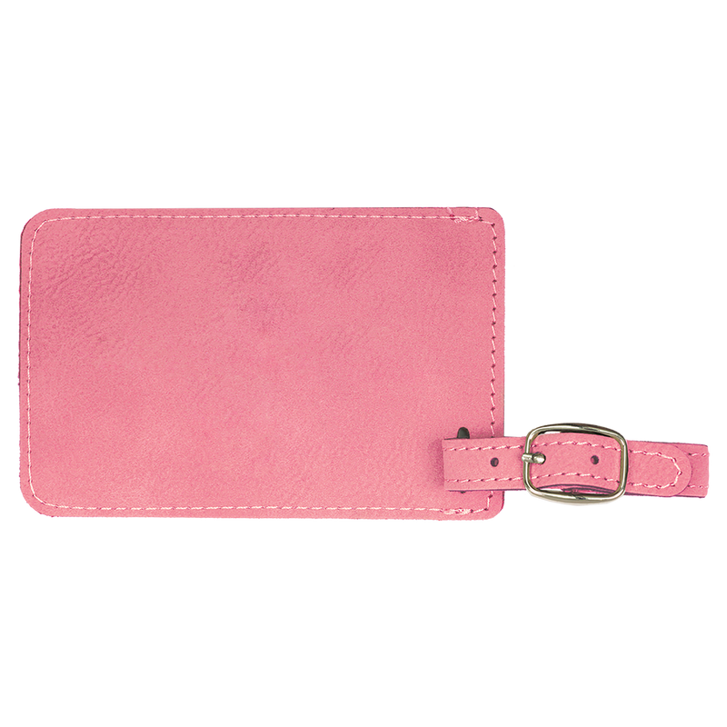 Personalized Luggage Name Tags - Pink