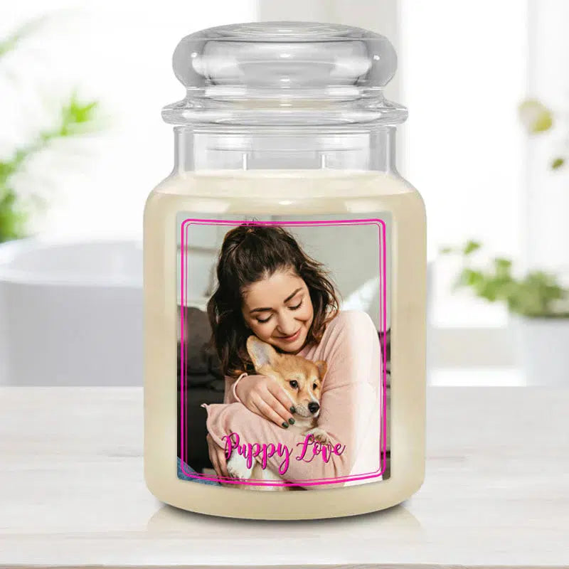 Personalized Photo Candles - Upload your Own Funny or Memorial Photo - COUNTRY SUGAR - Lazerworx