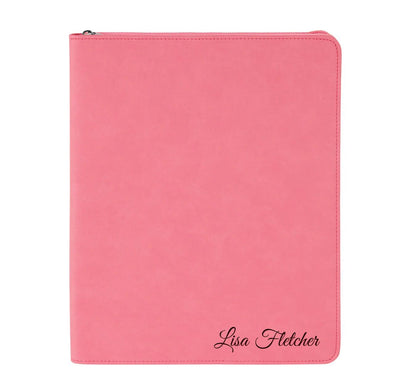 Personalized Pink Portfolio -