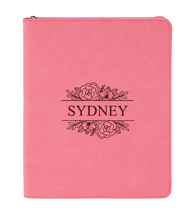 Personalized Pink Portfolio -