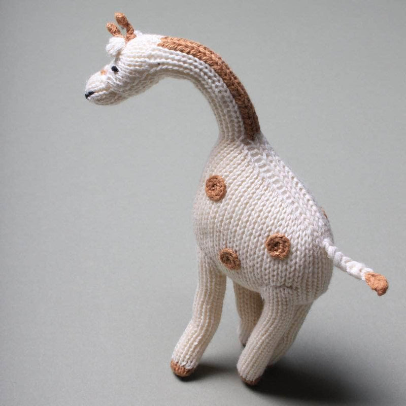 Giraffe Baby Toy - Organic Newborn Rattle -  - Estella