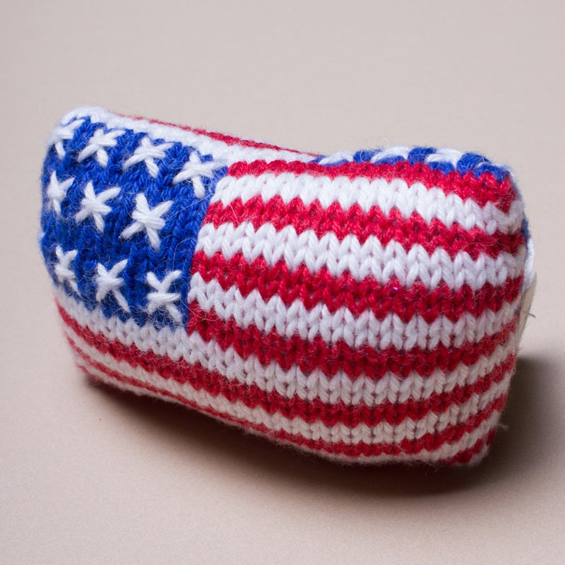 Organic Baby Toys - Newborn Rattles | American Flag -