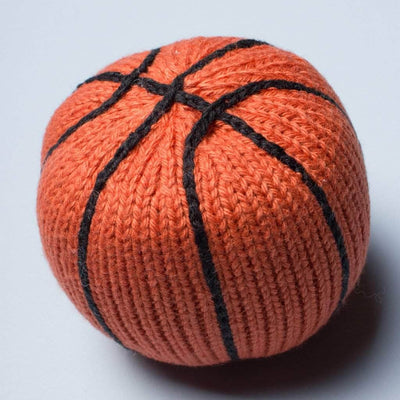 Organic Baby Toys - Newborn Rattles | Basketball -  - Estella