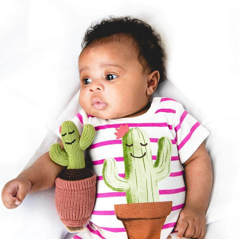 Organic Baby Toys - Newborn Rattles | Cactus -  - Estella