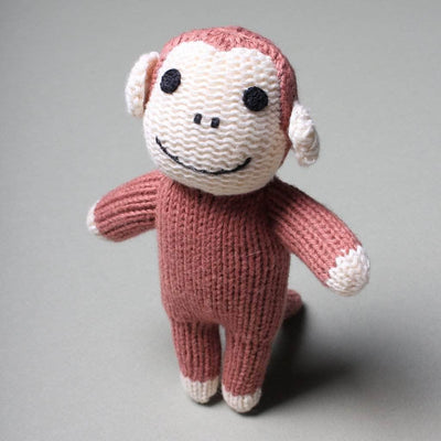 Organic Baby Toys - Newborn Rattles | Monkey - Default Title