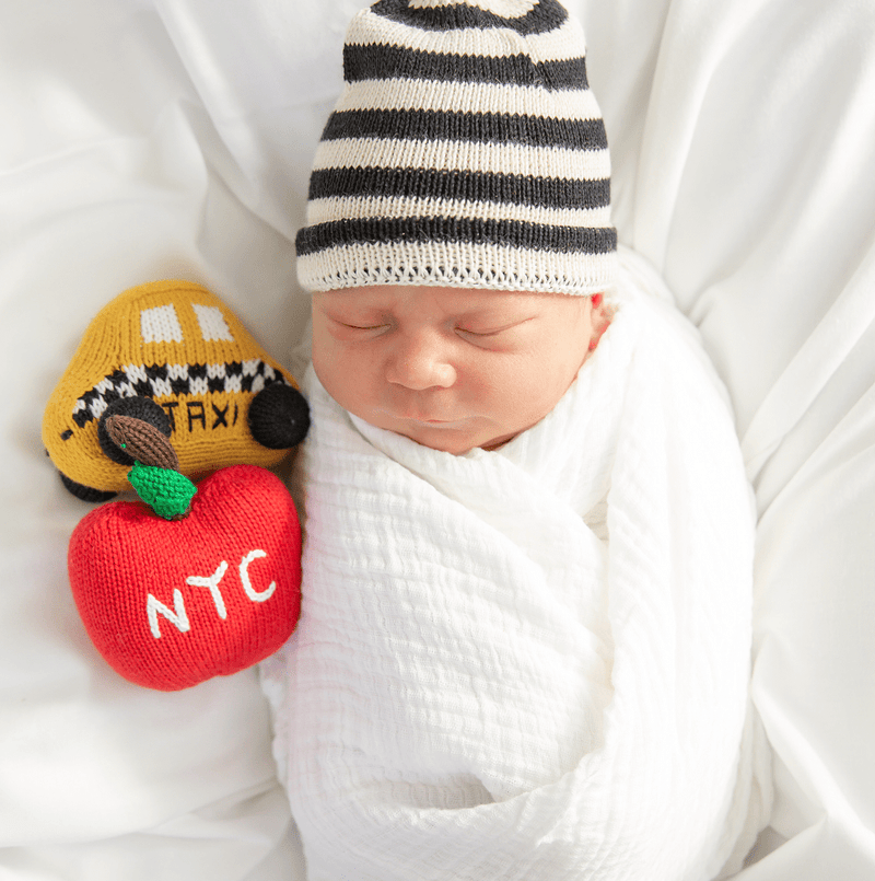 Organic Baby Toys - Newborn Rattles | NYC Apple -  - Estella