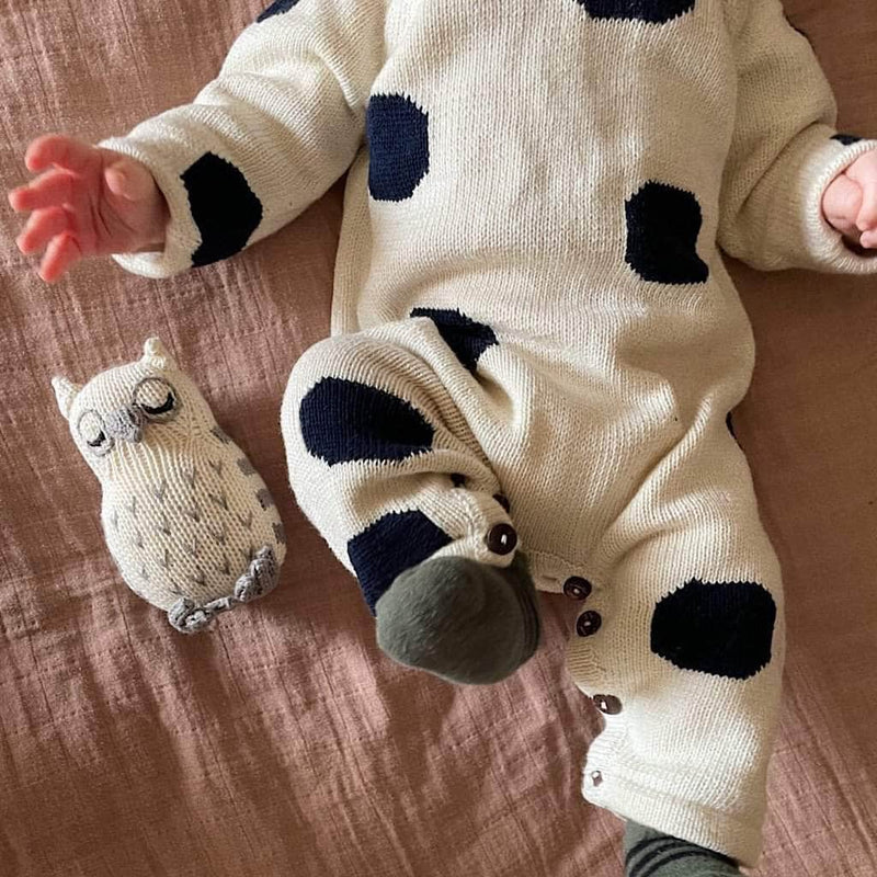 Organic Baby Toys - Newborn Rattles | Owl -  - Estella