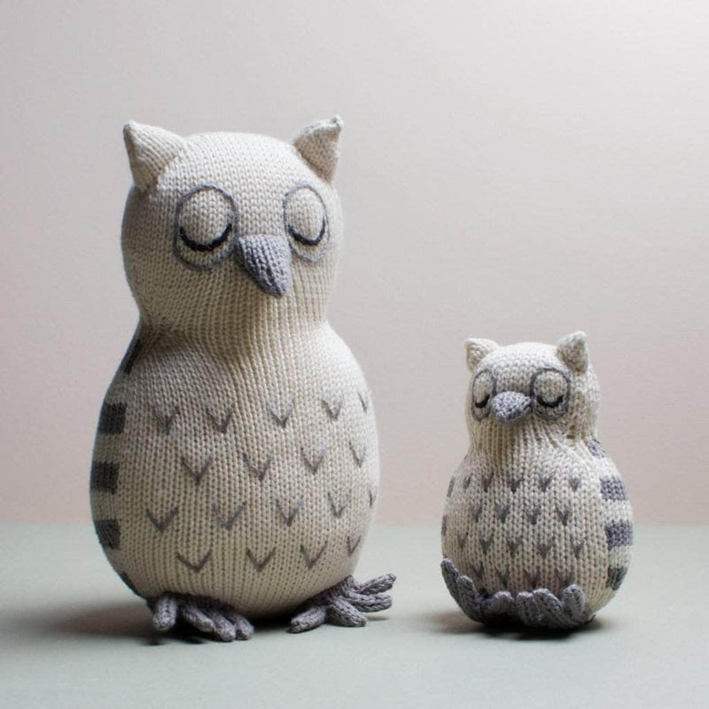 Organic Baby Toys - Newborn Rattles | Owl -  - Estella
