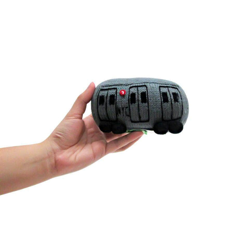 Organic Baby Toys - Newborn Rattles | Subway Train Car -  - Estella