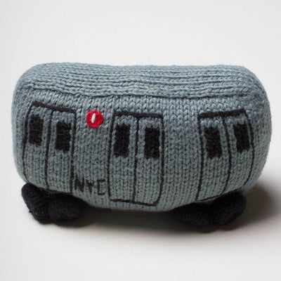 Organic Baby Toys - Newborn Rattles | Subway Train Car - Default Title - Estella