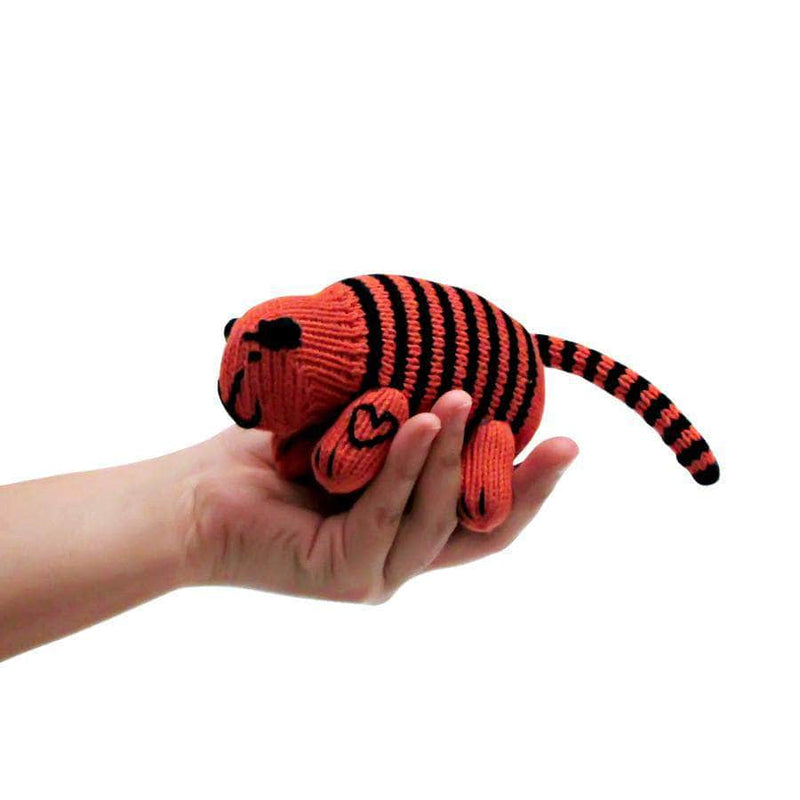 Organic Baby Toys - Newborn Rattles | Tiger -  - Estella