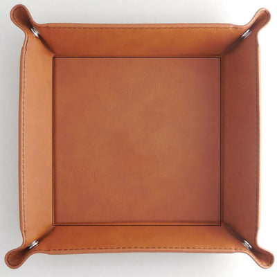 Personalized Rawhide Snap Up Tray -  - Completeful