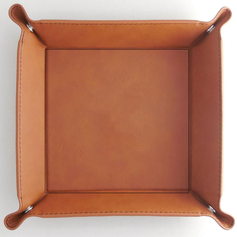 Personalized Rawhide Snap Up Tray -  - Completeful