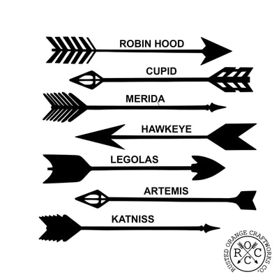 15" Metal Arrows - 7 Styles -