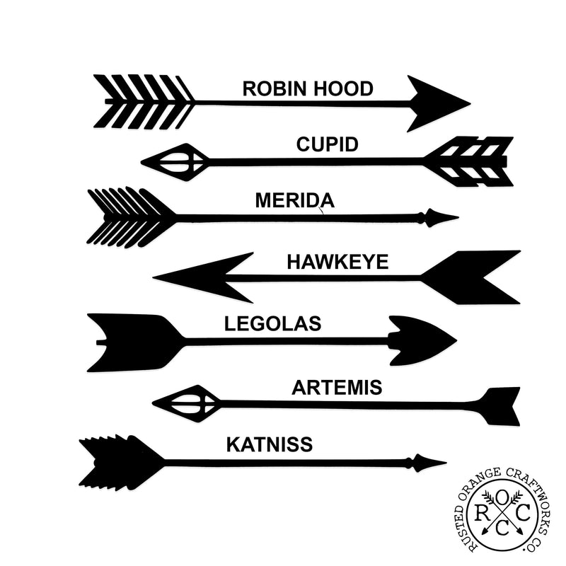 15" Metal Arrows - 7 Styles -